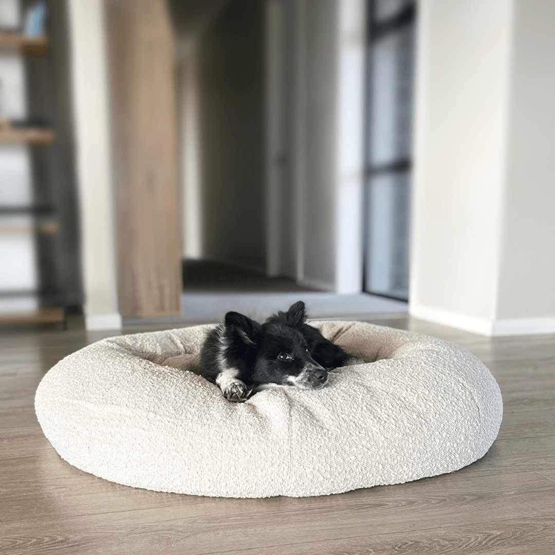 Bouclé Doughnut Bed - Holly's Paws