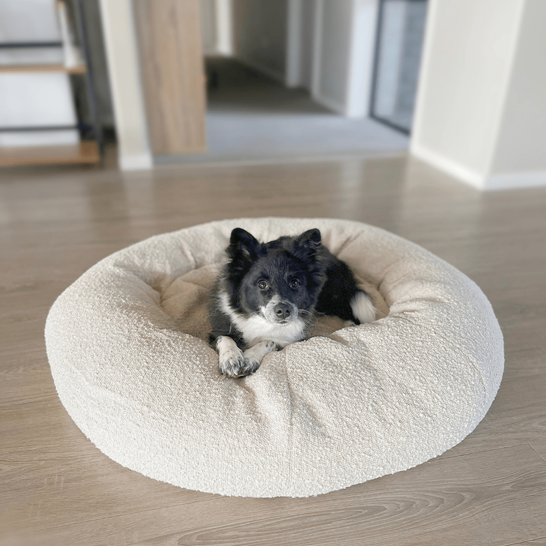 Bouclé Doughnut Bed - Holly's Paws