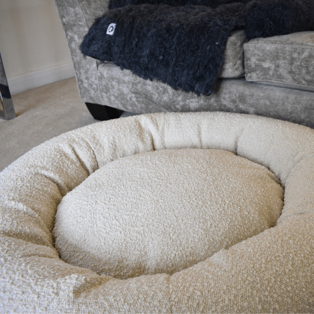 Bouclé Doughnut Bed - Holly's Paws